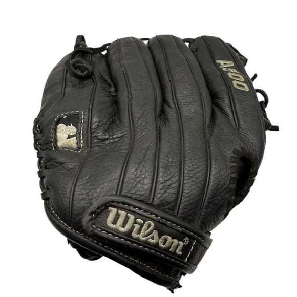 Wilson A500 Baseball Glove RHT Right Hand Throw Black Ultra Soft Lining - Picture 1 of 7